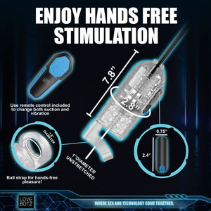 The Milker Pro Edition With Automatic Stroking, Suction And Vibration FaceMe Love The Milker Pro Edition With Automatic Stroking, Suction And Vibration FaceMe Love