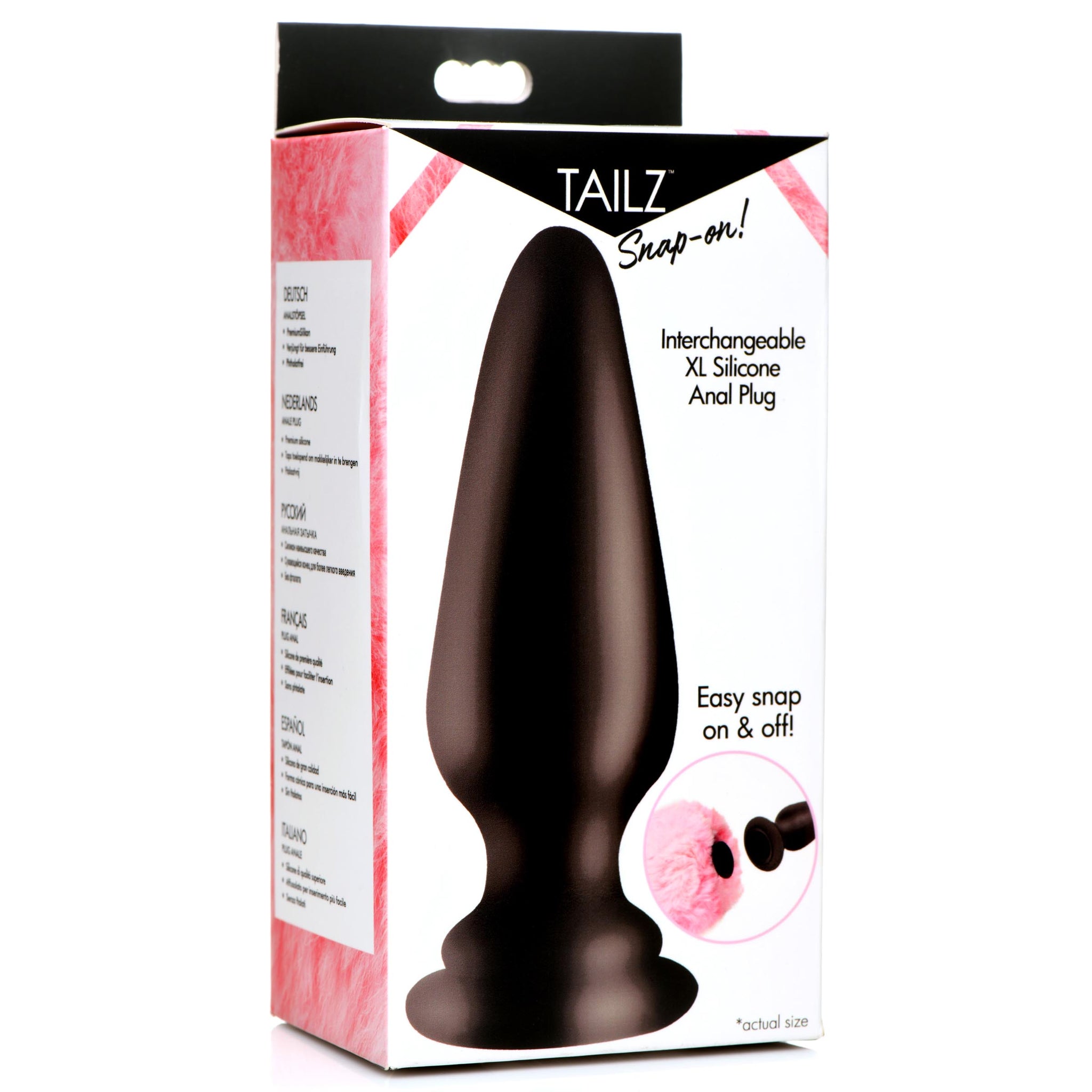 Interchangeable Silicone Anal Plug