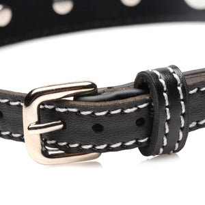 Rhinestone Choker With O-ring